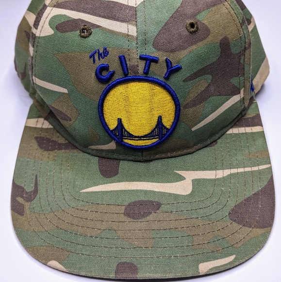 camo golden state warriors hat